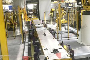 Ligne de soudage pour composants automobiles